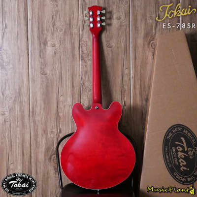 美品 TOKAI ES190 LEFT SEE THROUGH RED 左利き用 Tokai ES-201F - Seethrough Red | White Guitars Online Store