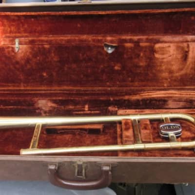 Olds O-20 Valve Trombone 1969 Yellow brass | Reverb