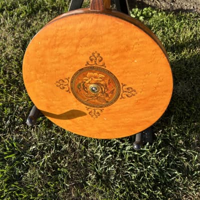 Collegiate Tenor Banjo Vintage - Ornate wood image 3