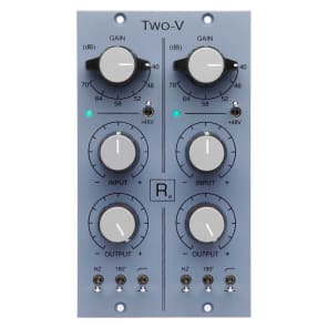 Rascal Audio Two-V 2-Channel 500 Series Mic Preamp Module