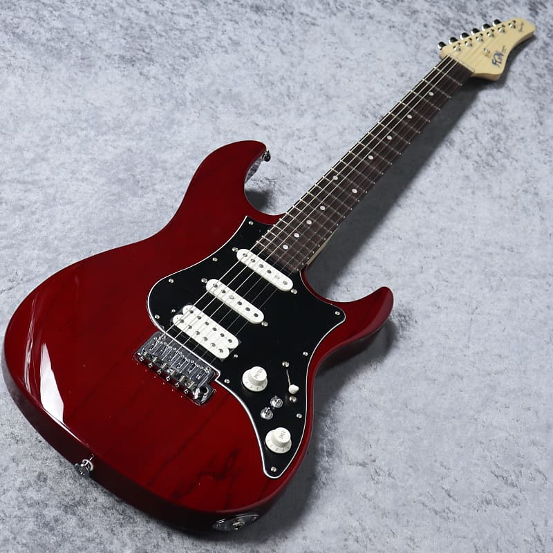 Dark red on sale electric guitar