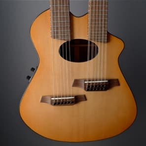 Veillette Double Neck Standard 6/Gryphon - 6 String, Gryphon 12 String 2012 - (Natural) image 2