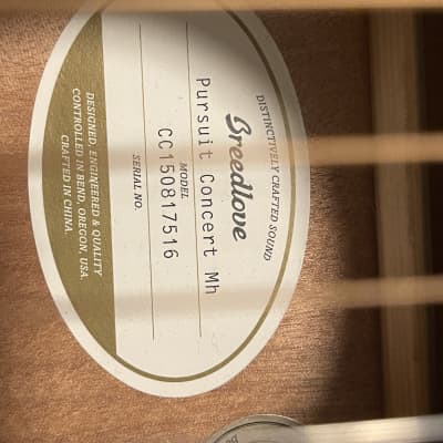 Kenny Wayne Shepherd signed Breedlove Pursuit Concert Mahogany Acoustic/Electric image 6
