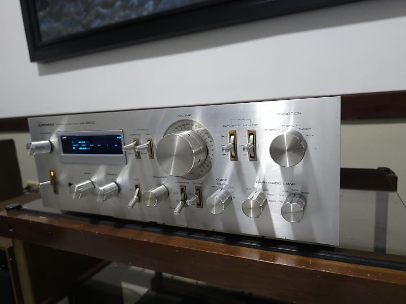 Pioneer SA-8800 Amplifier Recapped Operational  			