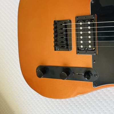 Squier Affinity Telecaster HH Guitar with Matching Headstock 2020 - 2021 - Metallic Orange image 3