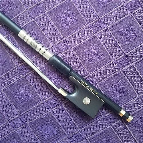 Bow, 3/4 violin, JonPaul Noir*, black carbon fiber, fancy Reverb