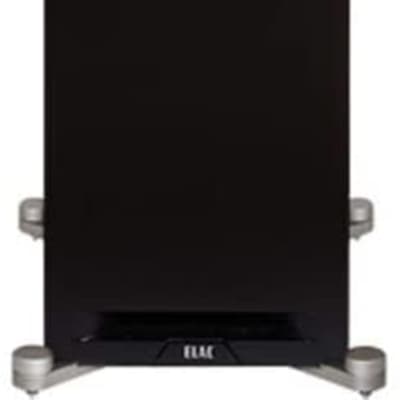 ELAC Debut Reference 5.25" Floorstanding Speaker, Black Baffle, Walnut Cabinet, Pair image 5
