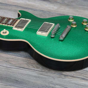 Rare and MINTY! Gibson Les Paul Custom Shop Standard 2008 Vintage Green Sparkle + COA and OHSC image 20