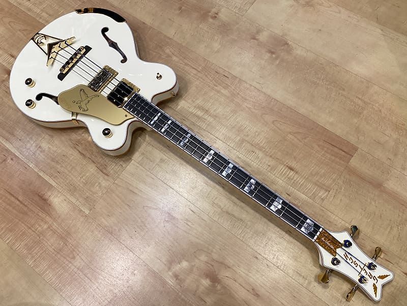 White　Reverb　Tom　Petersson　Signature　String　Falcon　Aged　Gretsch　G6136B-TP-AWT