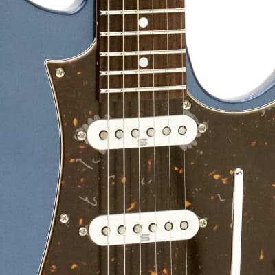 Ibanez AZ2204N Prestige Electric Guitar in Prussian Blue Metallic image 7