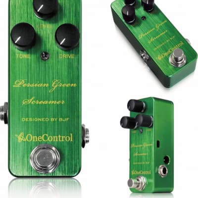 One Control Persian Green Screamer Guitar Effect Pedal image 4