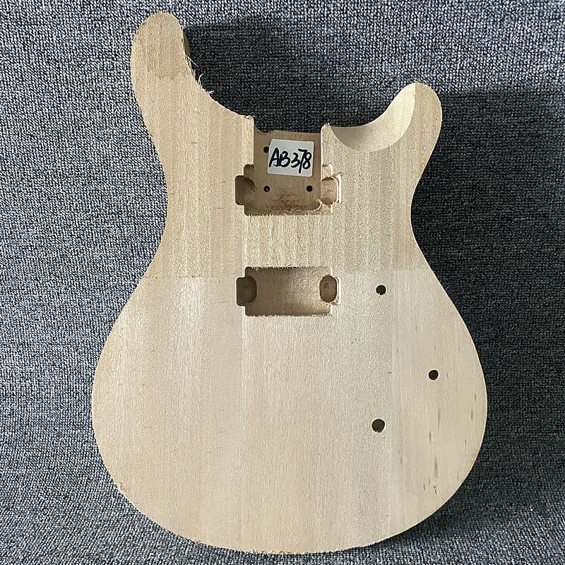 Unfinished Solid Basswood Guitar Double Cutaway Body Reverb