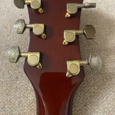 Shelby Electro Acoustic Guitar Hidden Sound Holes Circa 1960s USA image 10