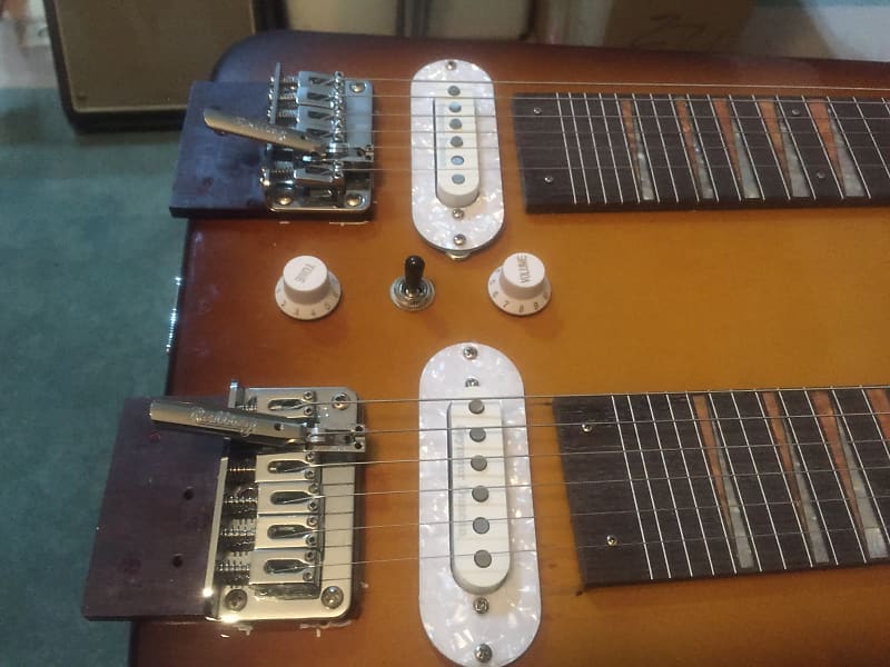 Cozart double deals neck lap steel