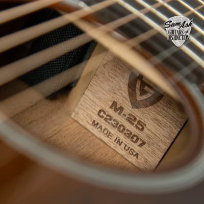 Guild USA M-25e Acoustic/Electric Guitar (California Burst) image 7