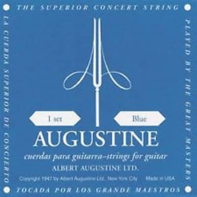Augustine classical guitar strings high tension blue pack (2 PACKS) image 3
