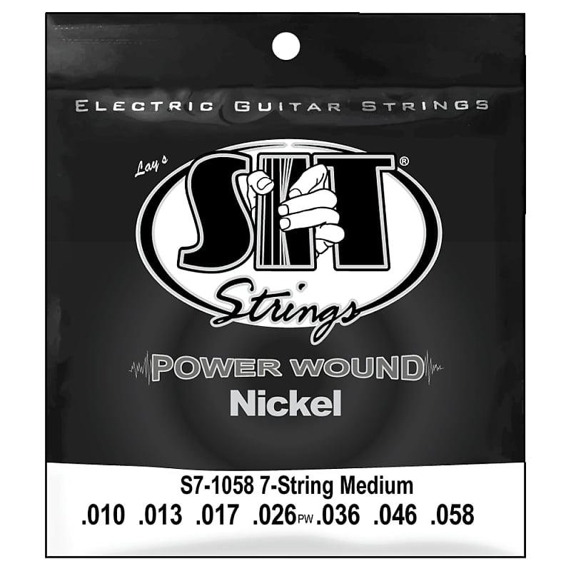 SIT Strings S71058 7-String Medium Power Wound Nickel .010-.058 image 1