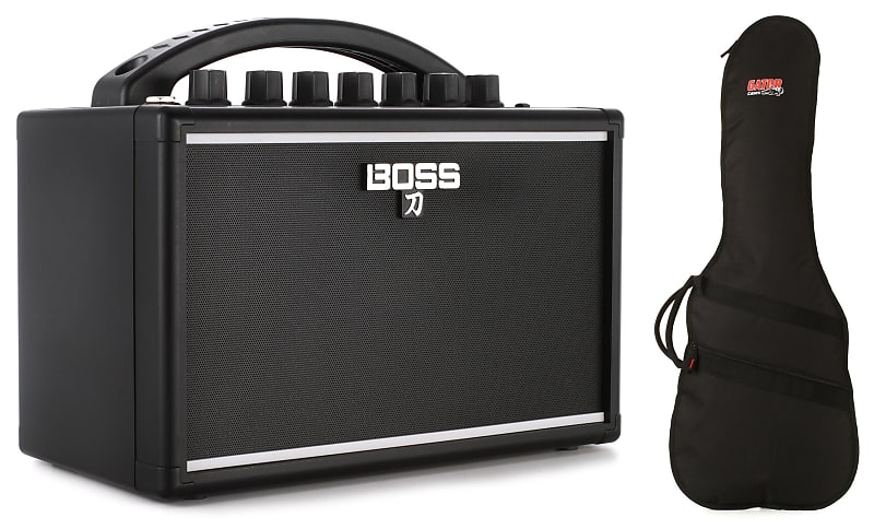 Boss Katana Mini - 7-watt Combo Amp Bundle with Gator Economy Gig Bag - Electric Guitar image 1