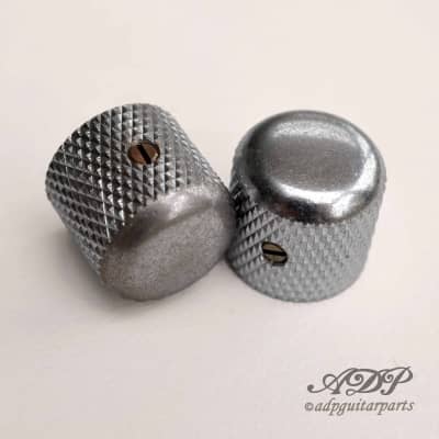 1 Gotoh Chome Aged Big Grip dome knob for shaft pots 6mm