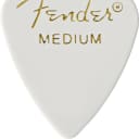 Fender - White, 351 Shape, Medium (12) Guitar Picks