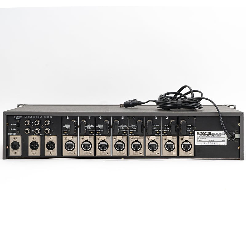Tascam MX-80 8-Channel Microphone / Line Mixer Rackmount | Reverb