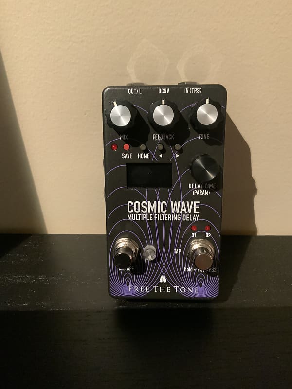 Free The Tone CW-1Y Cosmic Wave Multiple Filtering Delay 2022 - Present -  Black / Purple Graphic