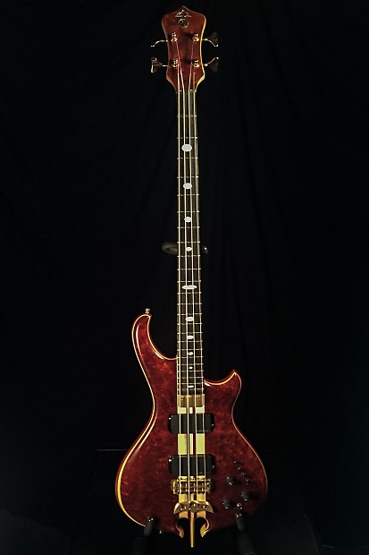 Alembic Burl Redwood Custom 4 String Bass image 1