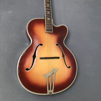 Musima archtop guitar 50s - all solid - vintage German image 2