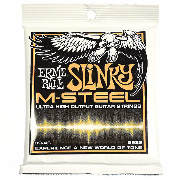 Ernie Ball 2922 M-Steel Hybrid Slinky Electric Guitar Strings image 1