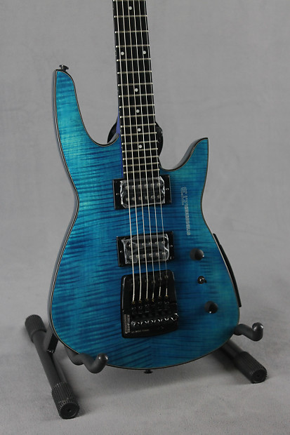 Steinberger ZT3 'Trans Trem' Custom Electric Guitar Transparent Blue (10866)