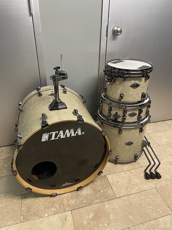 Tama Starclassic Birch / Bubinga Drum Kit - Vintage Marine | Reverb