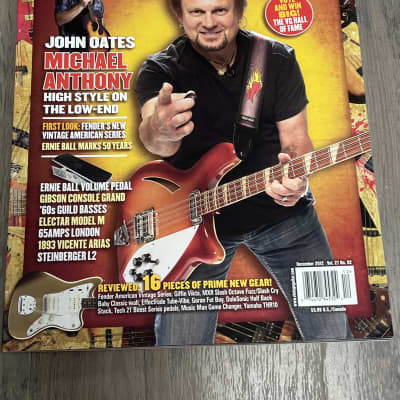 Vintage guitar magazine John Oates, Michael Anthony December 2012 for sale