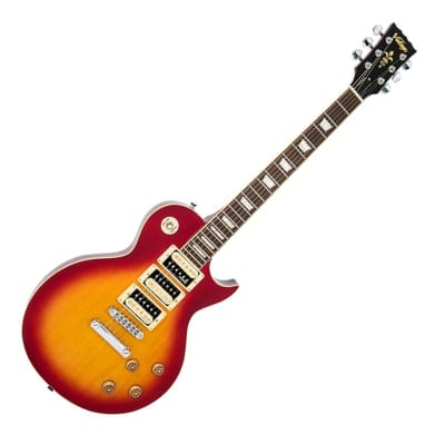 Vintage V1003 ReIssued 3 Pickup Electric Guitar ~ Cherry - SPECIAL OFFER!! for sale