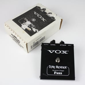 【90年代ファズ】VOX / TONE BENDER MODEL V829 Vox Tone Bender V829 90's Black | Reverb