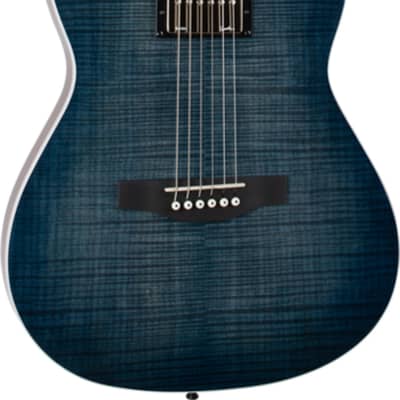 Godin A6 Ultra Denim Blue Acoustic Electric Guitar With Bag