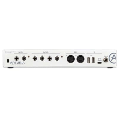 Arturia MINIFUSE-4-WHITE White Audio & MIDI Audio Recording Interface with Cables image 4