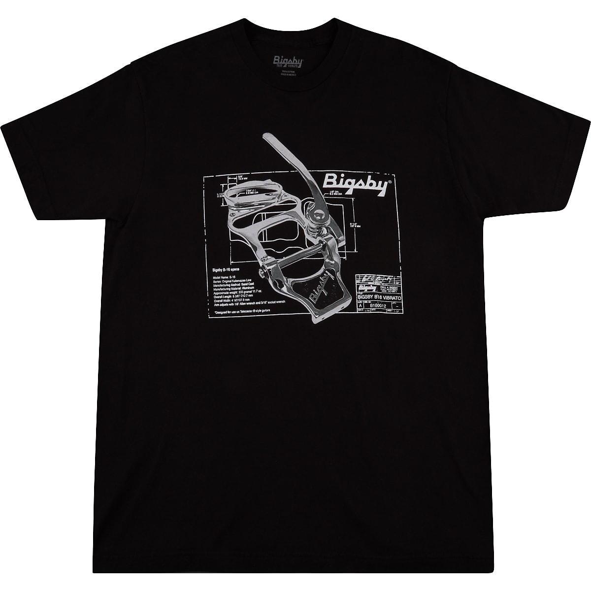 Fender Bigsby B16 Graphic T-Shirt (Extra Large) | Reverb
