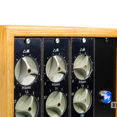Telefunken W395 EQ 3-Channel Discrete Class A 3-Band Equalizer in Custom Wooden Box image 9