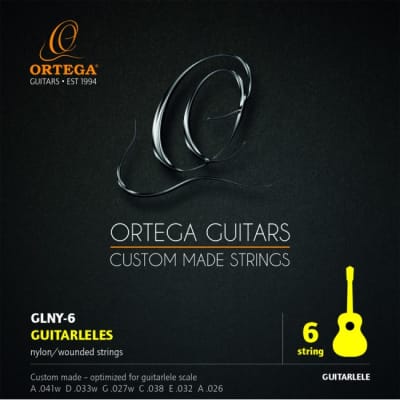 ORTEGA GLNY-6 Custom Guitarleles E1-E6 Saiten für Guitarlele for sale