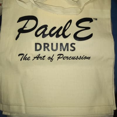 PaulE Drums 'Kajon-E' Handheld Cajon. Poplar-Walnut & Baltic Birch top with tote bag image 5
