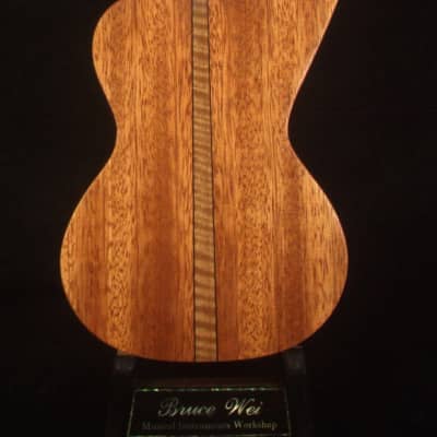 Bruce Wei Harp Style Solid Acacia 4 String Soprano Ukulele HU13-2002 image 7