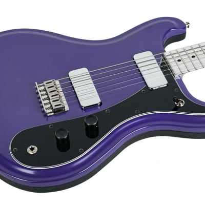 New Electrical Guitar Company Series Two Baritone Plum Crazy Purple Powder Coat image 6