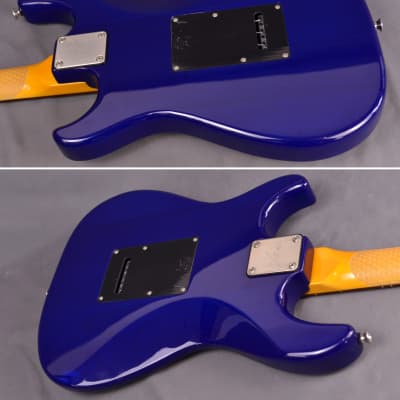 Dean Zelinsky Tagliare Z-Glide Custom Quilt Transparent Blue Maple Flame ~PRISTINE~ Electric Guitar image 11