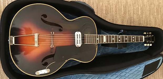 Vintage Vega Odell C 26 Archtop Guitar w D Armond Pickup