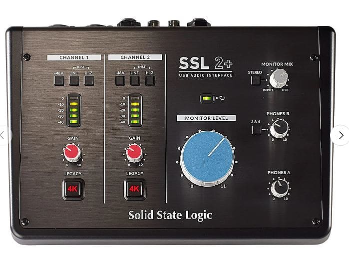 SSL2+ USBオーディオインターフェース中古美品 SSL2 オーディオインターフェース 中古美品 オーディオ