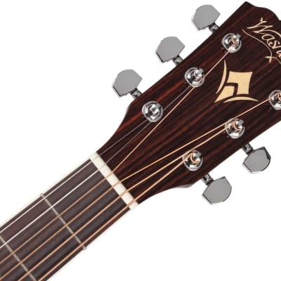 Washburn HD10SLH Heritage 10 Series Solid Spruce Mahogany 6-String Acoustic Guitar For Lefty Players image 6