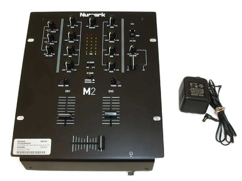 Numark M2 2-Channel Scratch DJ Mixer image 1
