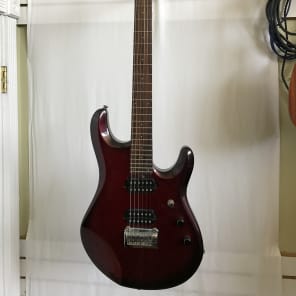 Olp by Musicman JP Sparkle Red Burst John Petrucci Sterling image 3