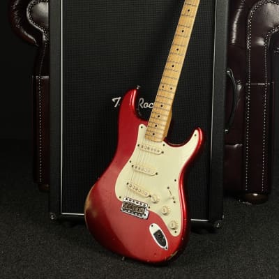 2008 Fender John Cruz 58 „Hot Rod“ Strat Rlc Candy Apple Red for sale