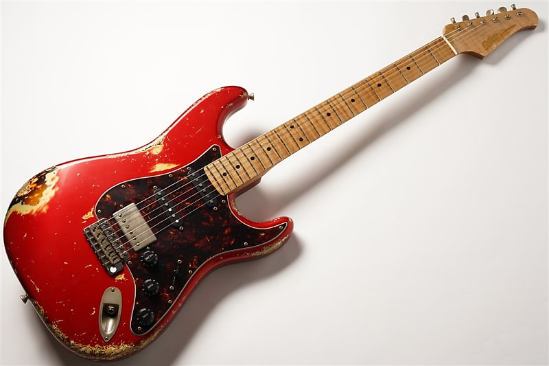 Xotic XSC-2 Candy Apple Red over 2TB Heavy Aged / Ash / RM